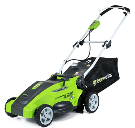 Greenworks 10 Amp 16-inch Corded Mower, 25142